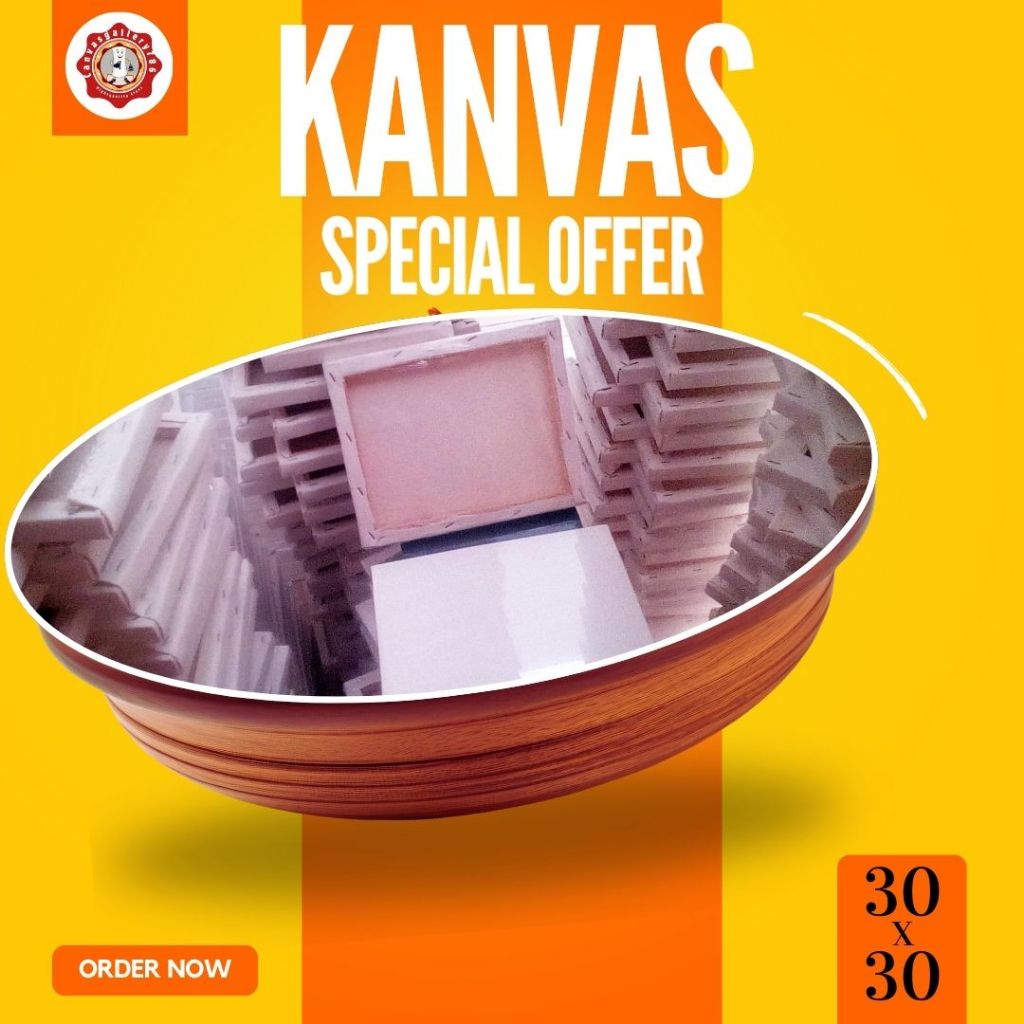 

Promo! KANVAS LUKIS 30X30 CM | PUTIH - WATER COLOR, High QUALITY Tebal Premium-Murah berkualitas