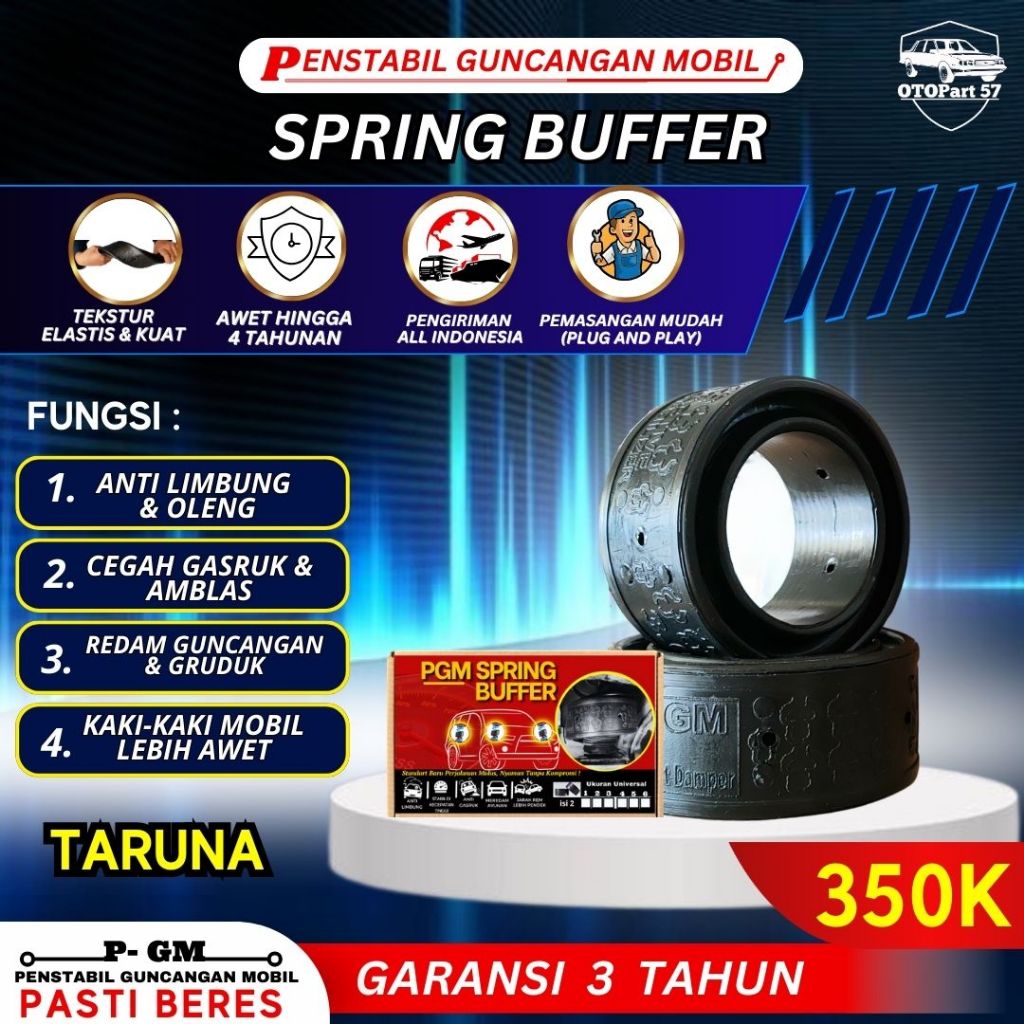 Spring Buffer Mobil Khusus Daihatsu TARUNA , Damper Shock Mobil , PGM Damper , Dumper , Peredam Per 