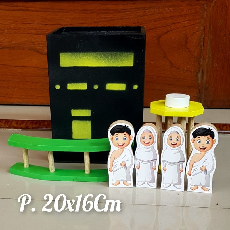 Mainan Edukasi Kabah,Education Toys, Balok Kabah, Miniatur Kabah, Mainan Kabah