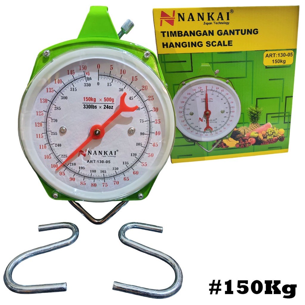 NANKAI Timbangan Gantung Besi Timbangan Gantung jarum 150Kg