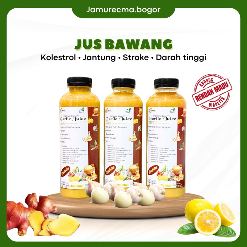 

RECMA Jus Bawang Rendah Madu Khusus Diabetes 250ml