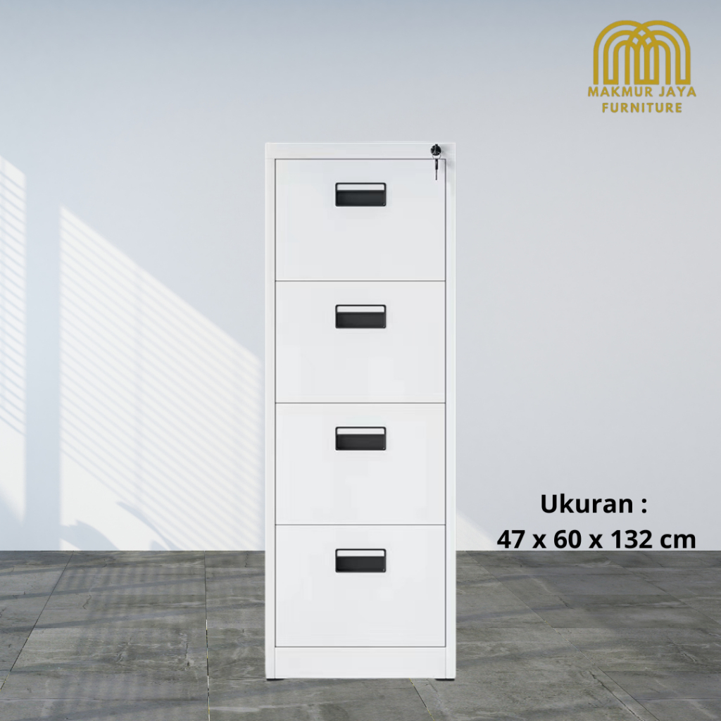 

Lemari Plat Besi Filling Cabinet / Lemari Arsip Laci 4 Tingkat