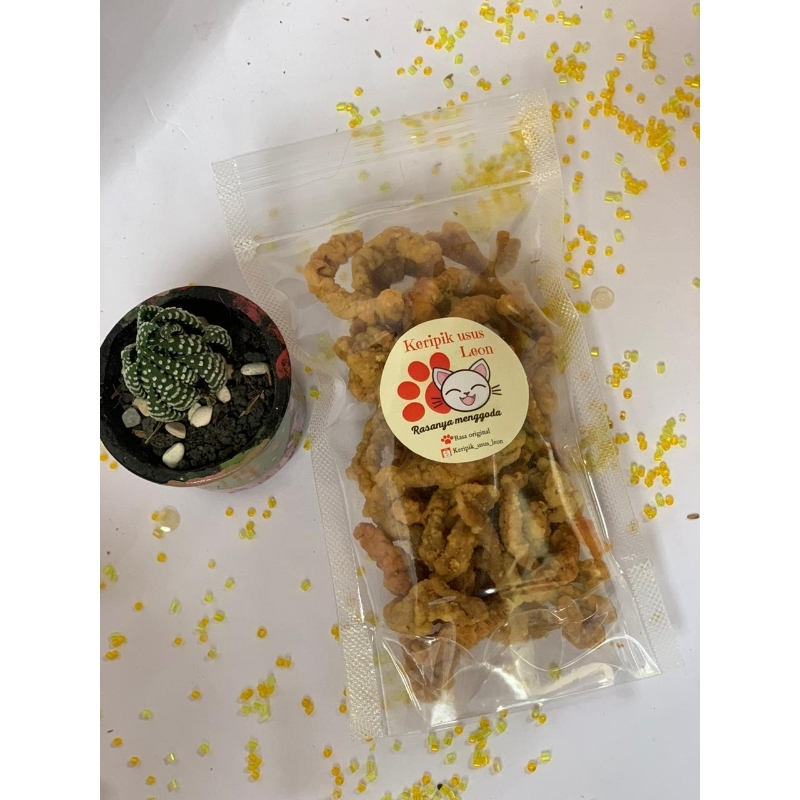 

Keripik Usus Ayam renyah gurih/Kemasan 50gr