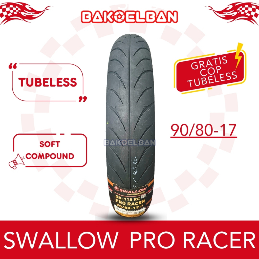 BAN MOTOR SWALLOW PRO RACER 90/80-17