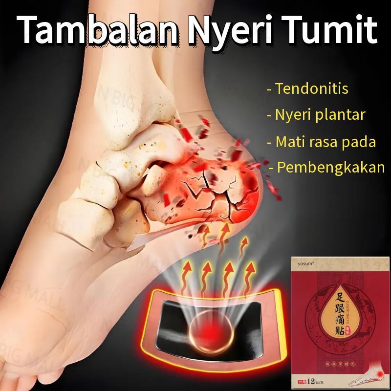 Plantar Fasciitis Koyo Pereda Nyeri Tenosynovitis Obat sakit kaki Obat sakit tumit Heel Pain Relief 