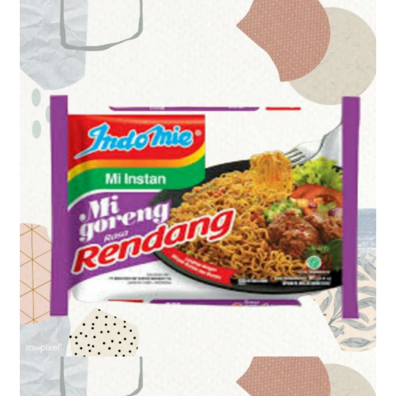 

INDOMIE MI GORENG RENDANG ISI 85 GRAM
