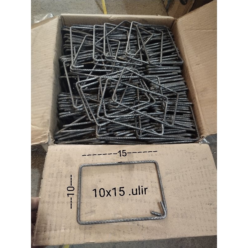 Begel Besi/ Ring Cincin Besi 10 x 15 . ulir