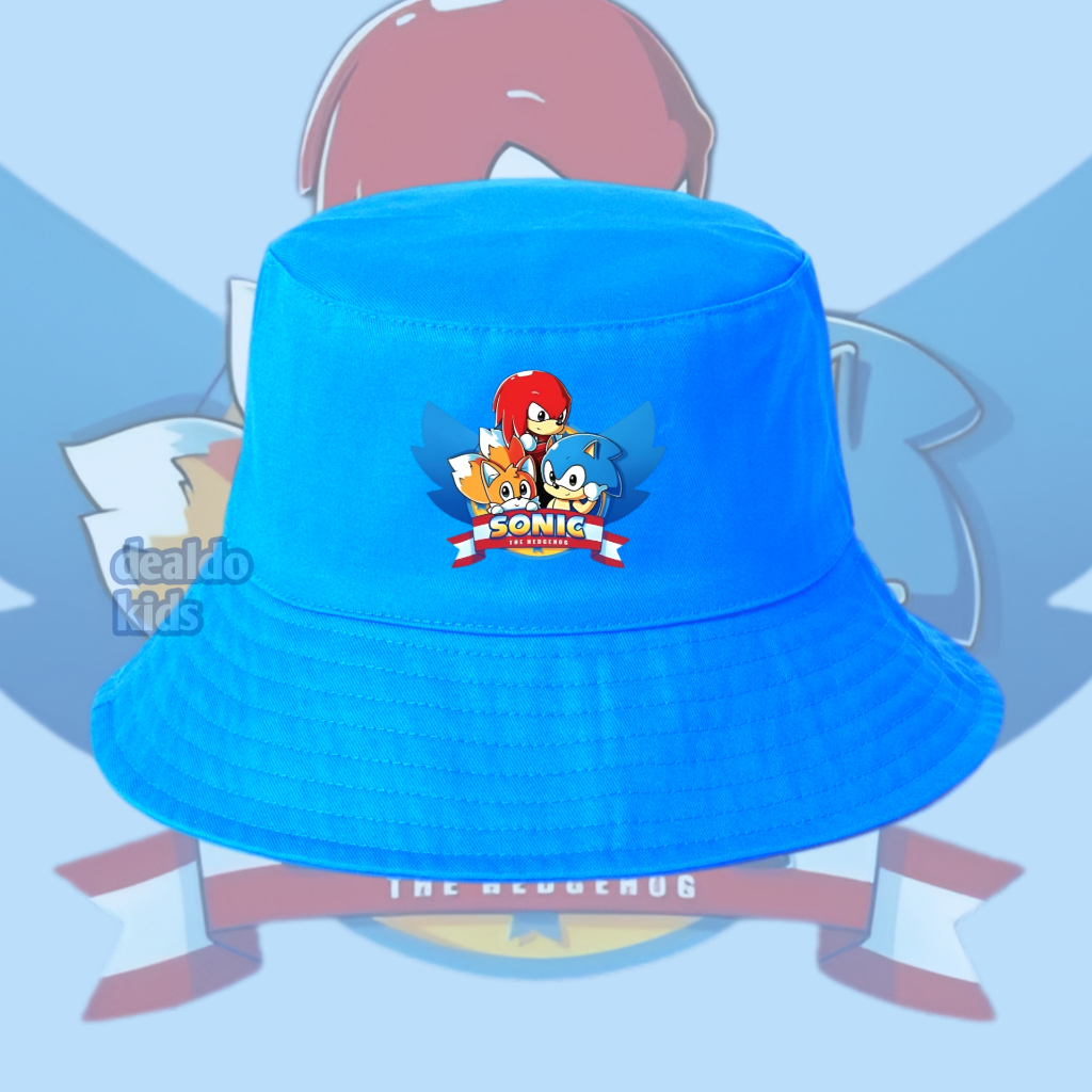 Topi Bucket Anak SONIC / Topi Bucket Anak laki-laki perempuan