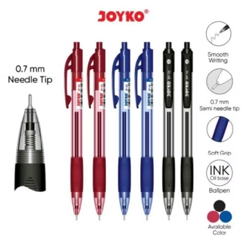 

bolpen joyko / pulpen / bolpen / pulpen joyko / bolpen joyko bp-56 / bolpen joyko hitam / bolpen murah / bolpen 1 pak.