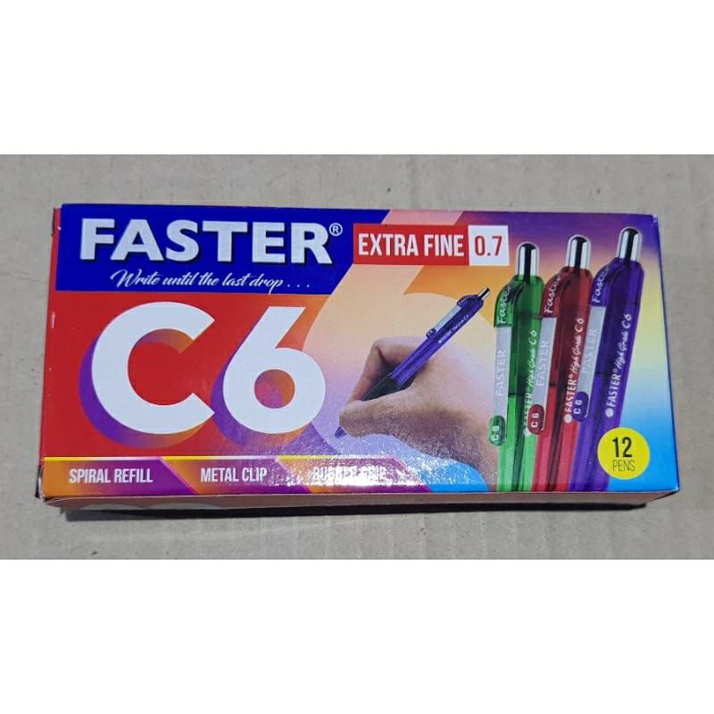 

Faster Pen Bolpoint C-6 BK