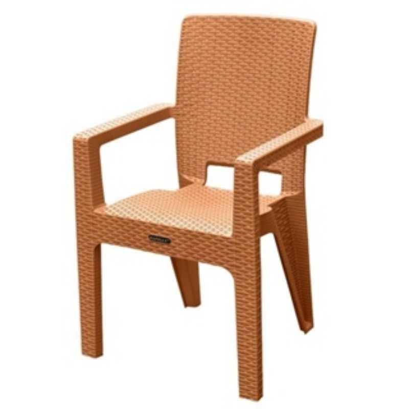 Kursi Teras Plastik / Kursi Tamu / Kursi Rotan Plastik / Kursi Santai 8R3 Napolly