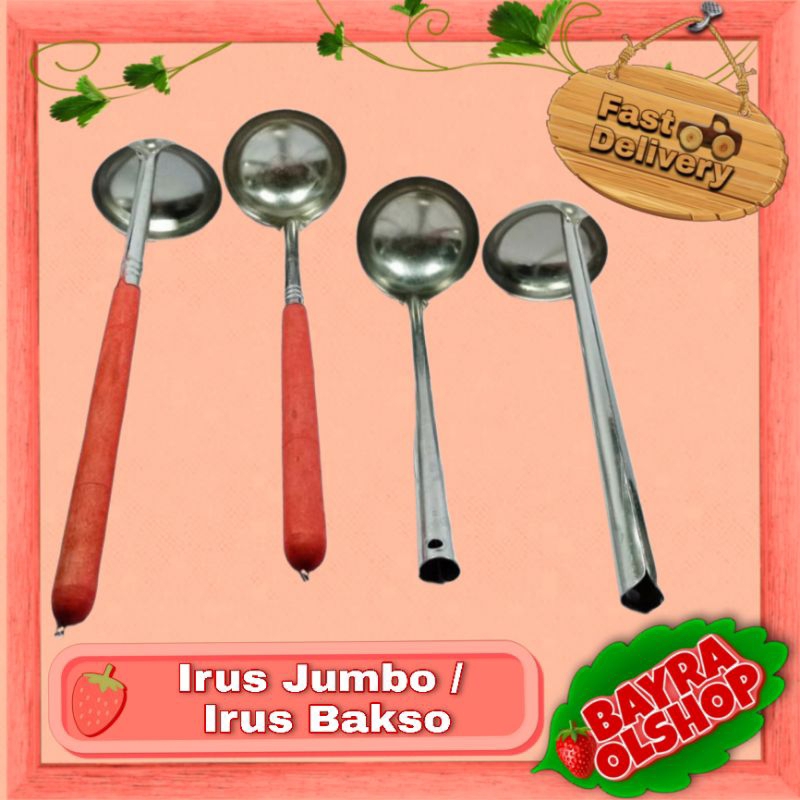 IRUS SAYUR BAKSO JUMBO Stainless / Irus Bakso / Irus Sayur Jumbo