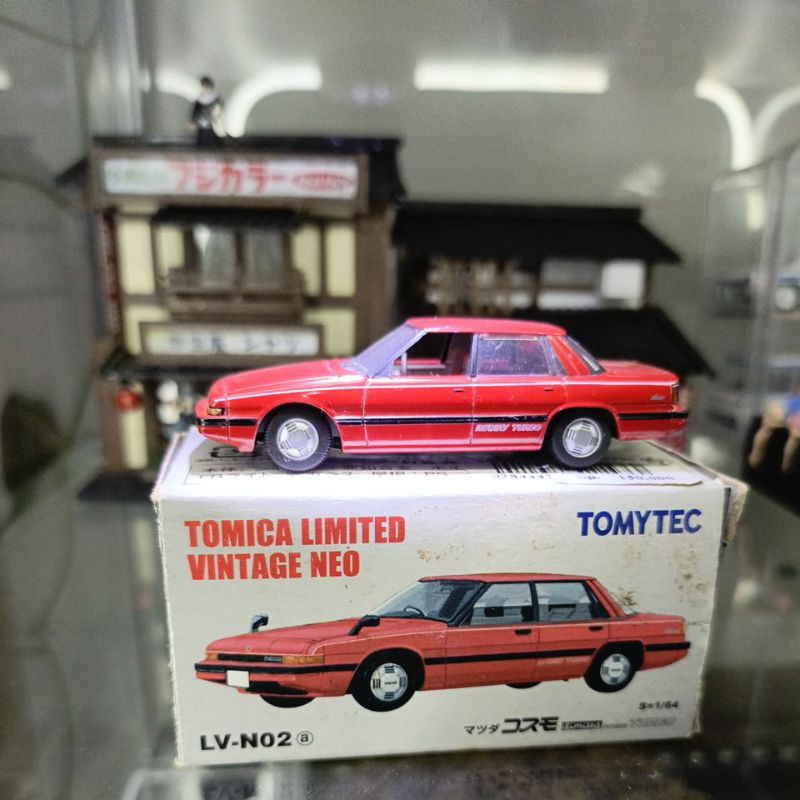 Tomica Limited Vintage Neo Mazda Cosmo TLVN Red color LV-N02a Rotary Turbo Hobby Mini Tomytec Scale 