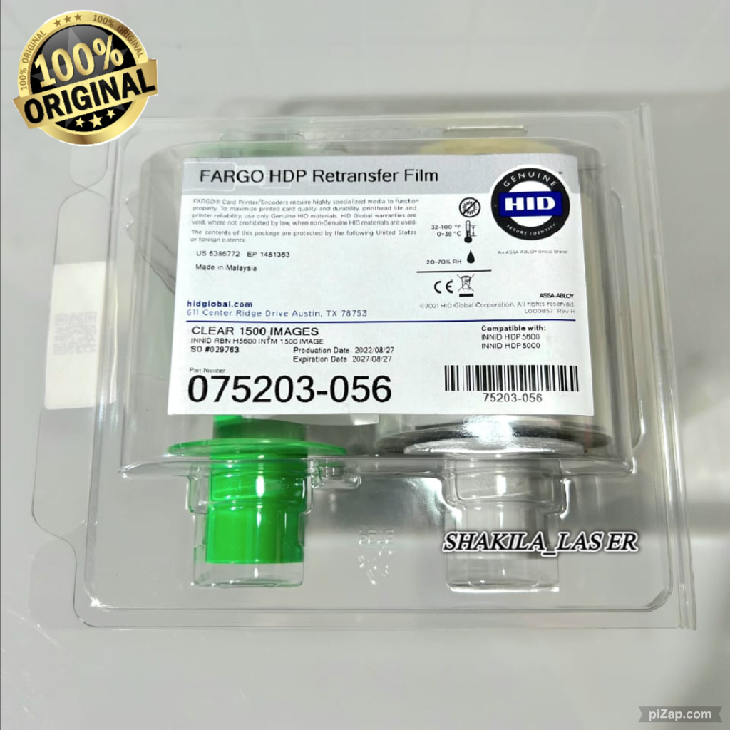 FARGO HDP RETRANSFER FILM 075203-056 EKTP 1500 IMAGES ORIGINAL