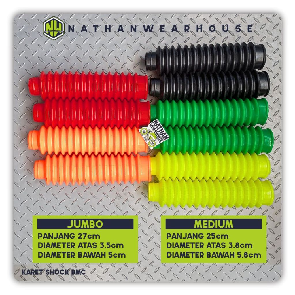 Karet Shock Trail Supermoto Motor Matic USD Universal Jumbo Medium BMC