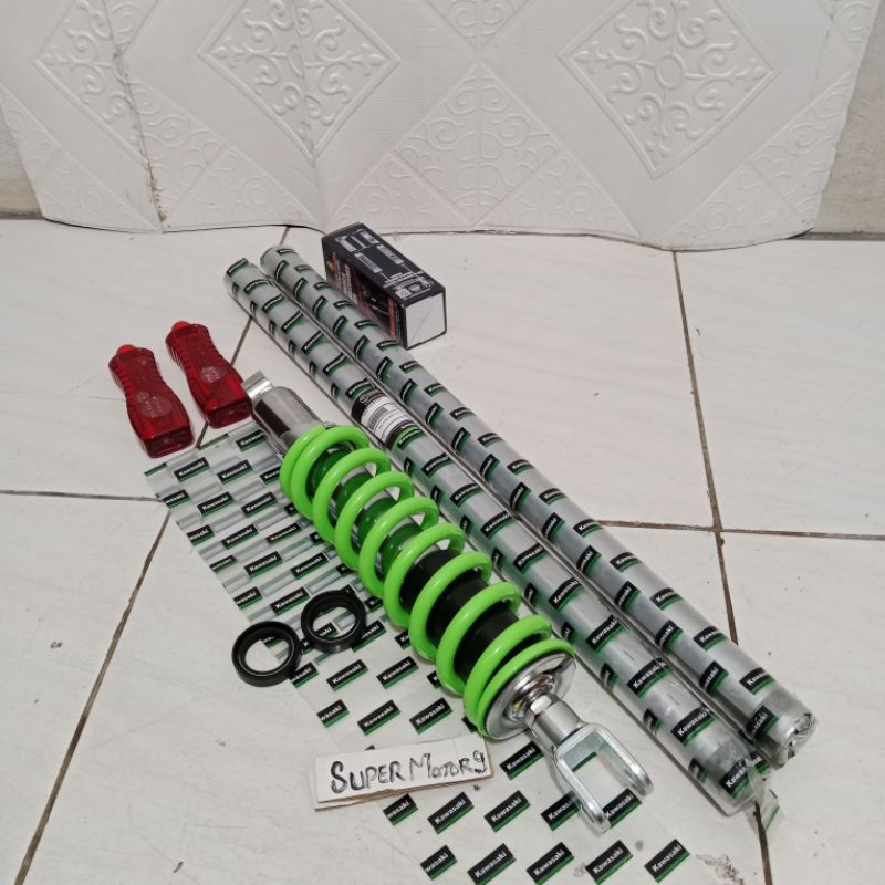 As Shock Depan +Belakang KLX 150 KLX 150 L KLX 150 BF As Shock+Shock Breaker Belakang+Sil Shock Oli 