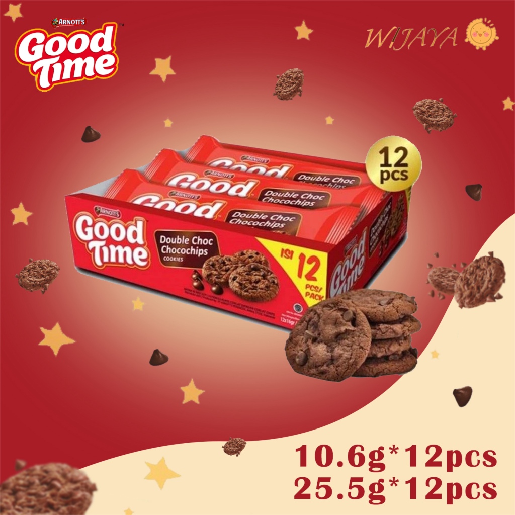 

GOOD TIME COOKIES PACK ISI 12—Biskuit renyah dan cokelat yang lezat