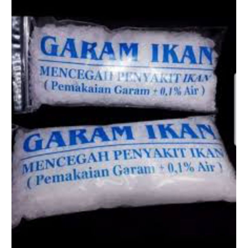 

Garam ikan 500 gram putih bersih