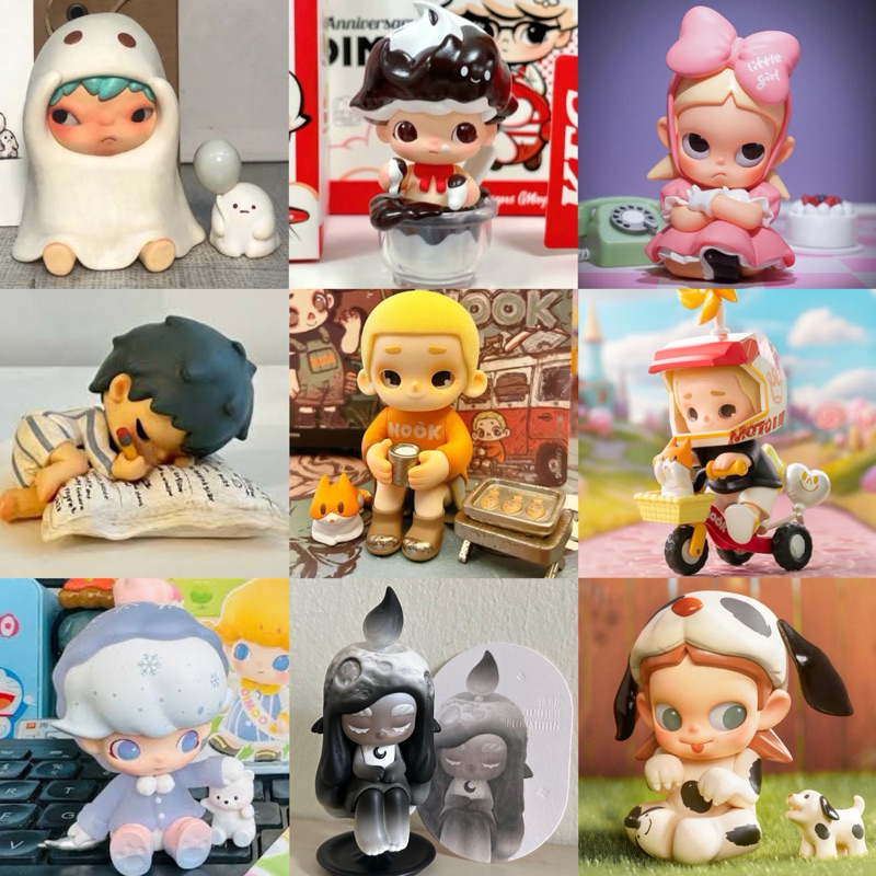 (READY - SHOPVID) [1/2] BLIND BOX GABUNGAN BLIND BOX POP MART 52 TOYS HACIPUPU HIRONO ZSIGA NOOK DIM