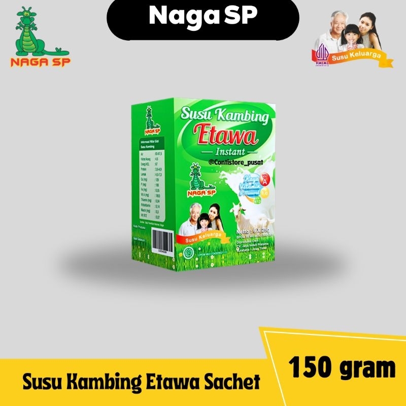 

Susu Kambing Etawa Bubuk Naga SP Sachet Mengatasi Sesak Pernafasan