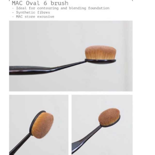 kuas oval blanding brush make up brush foundation besar brush make up foundation