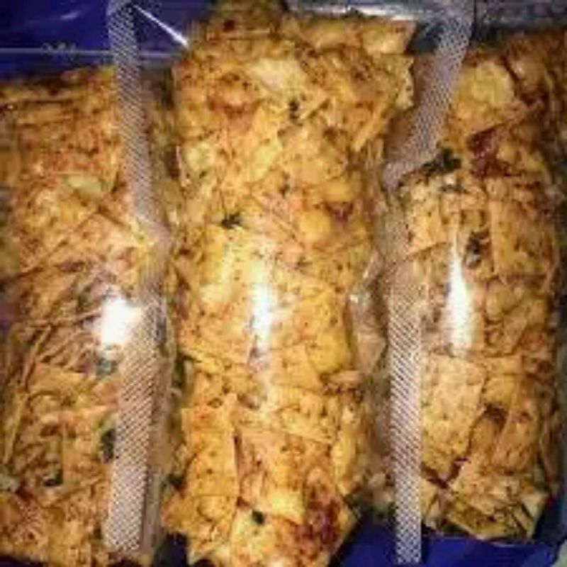 Keripik Pangsit Pedas Daun Jeruk 1 Kg