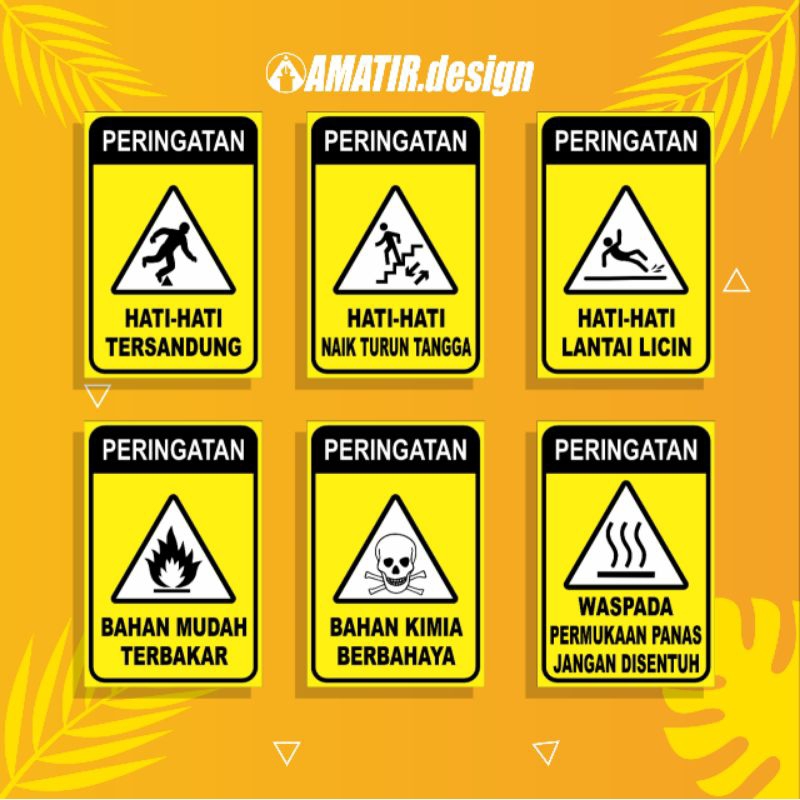 

STIKER PABRIK 4, STIKER PERINGATAN, STIKER WARNING (Bahan Vinyl + Laminasi Glossy)
