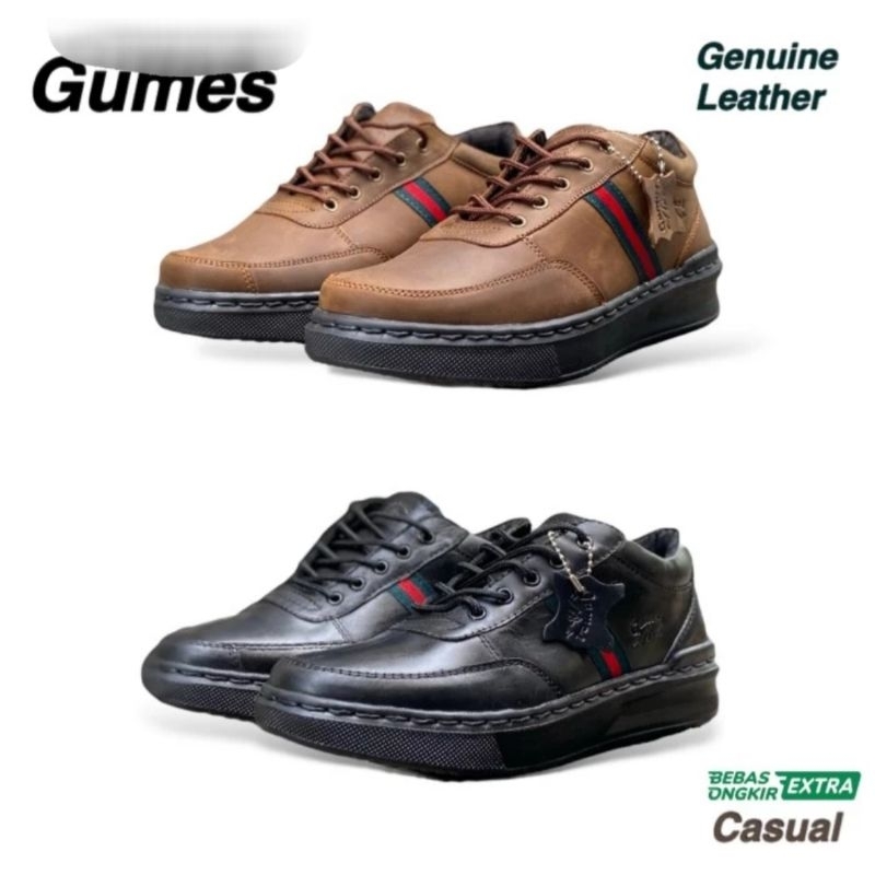 Sepatu pantofel pria kulit asli sapi model tali sepatu kantor pria bertali sepatu formal pria kulit 