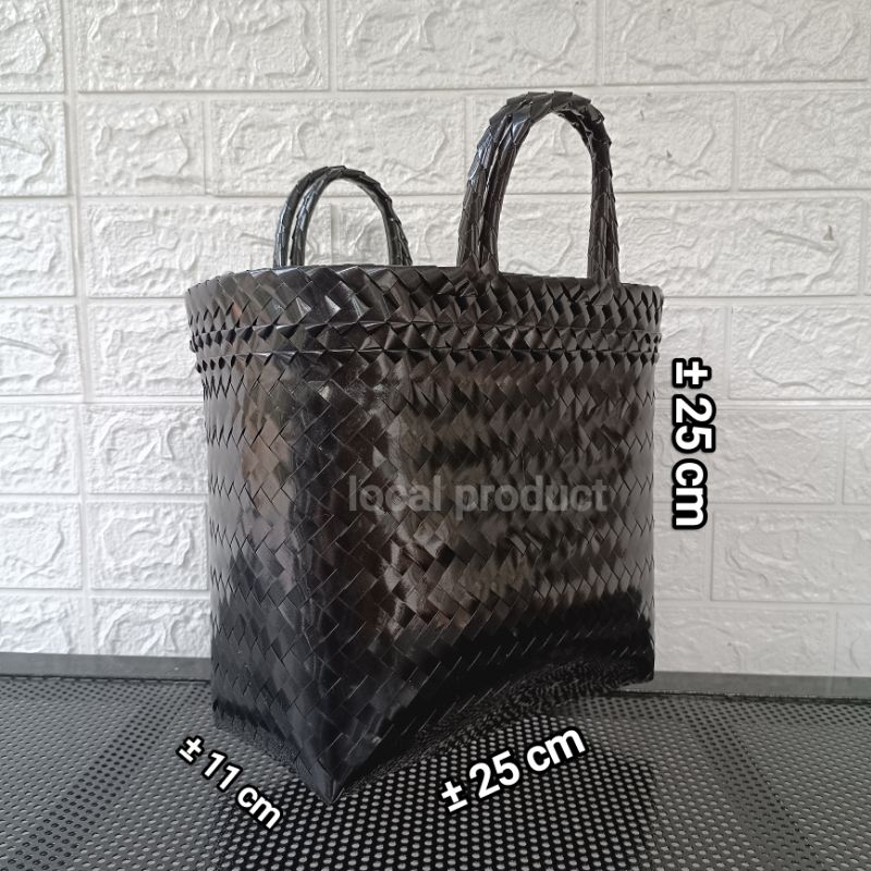 Tas Anyaman Kaca Glossy | Tas Anyaman Glossy