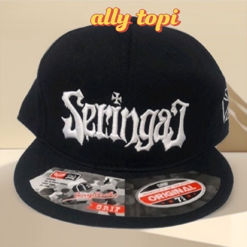 Seringai topi hip-hop original seringai topi snap back seringai topi reper original