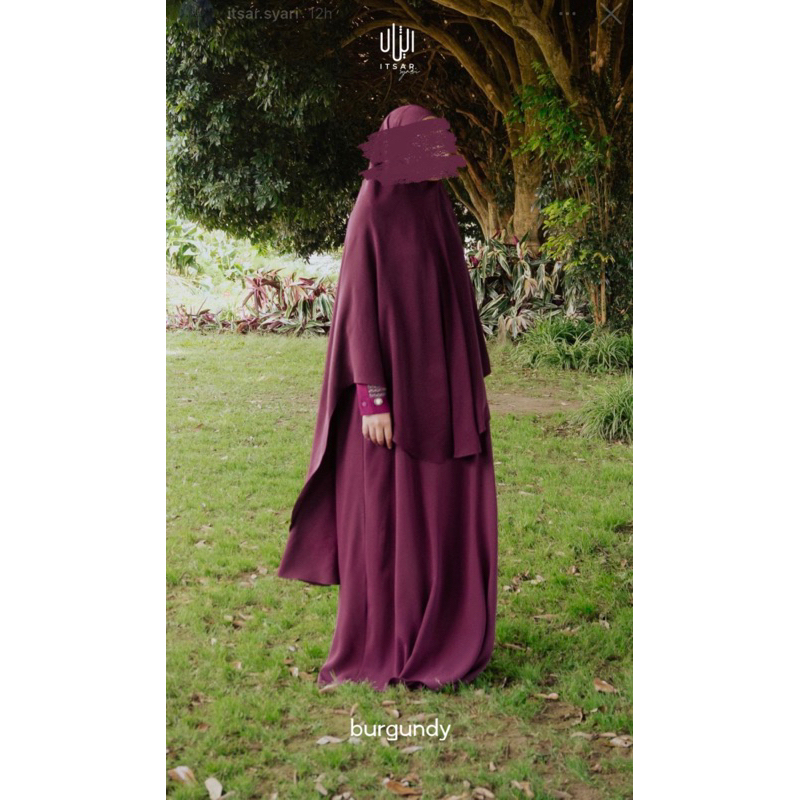 Itsar syari Mecca knit Abaya