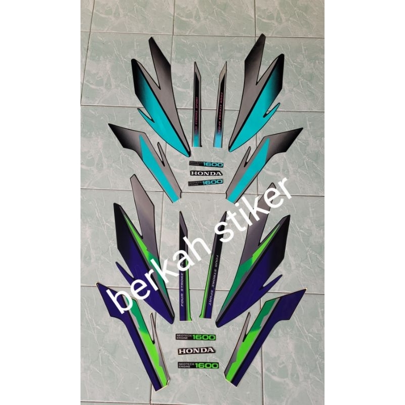 stiker striping honda gl pro neotech 1600 tahun 1995/1996/striping gl pro