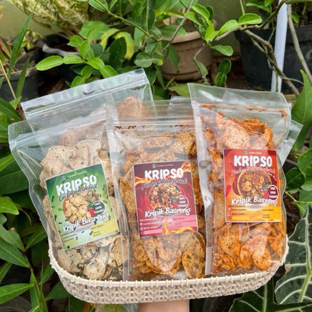 

500 gr | KRIPSO | Kripik Bakso Goreng | BASRENG DAUN JERUK