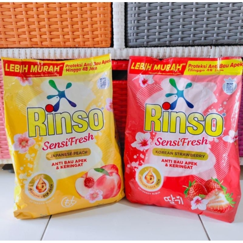 Rinso detergen bubuk 1,5kg deterjen bubuk