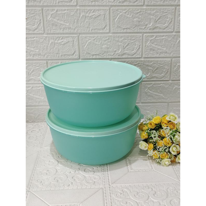 (Ecer) Baskom Jumbo 4L - Baskom dengan Tutup kapsitas 4liter - Modular Bowl 4 L Tupperware Original 