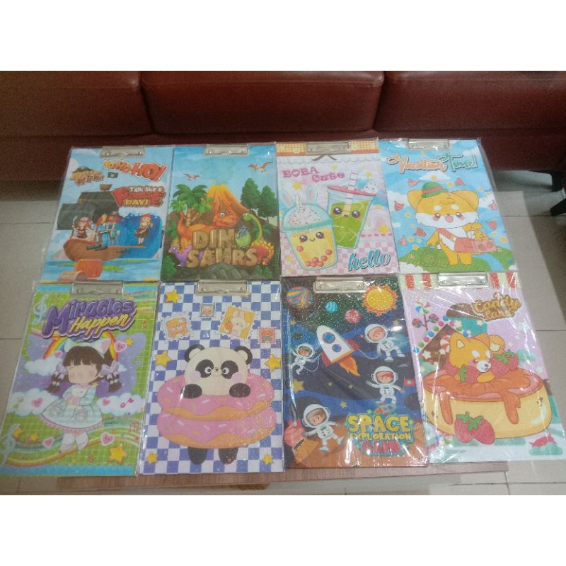

Clipboard / Papan ujian / Papan jalan hologram 2 sisi lucu