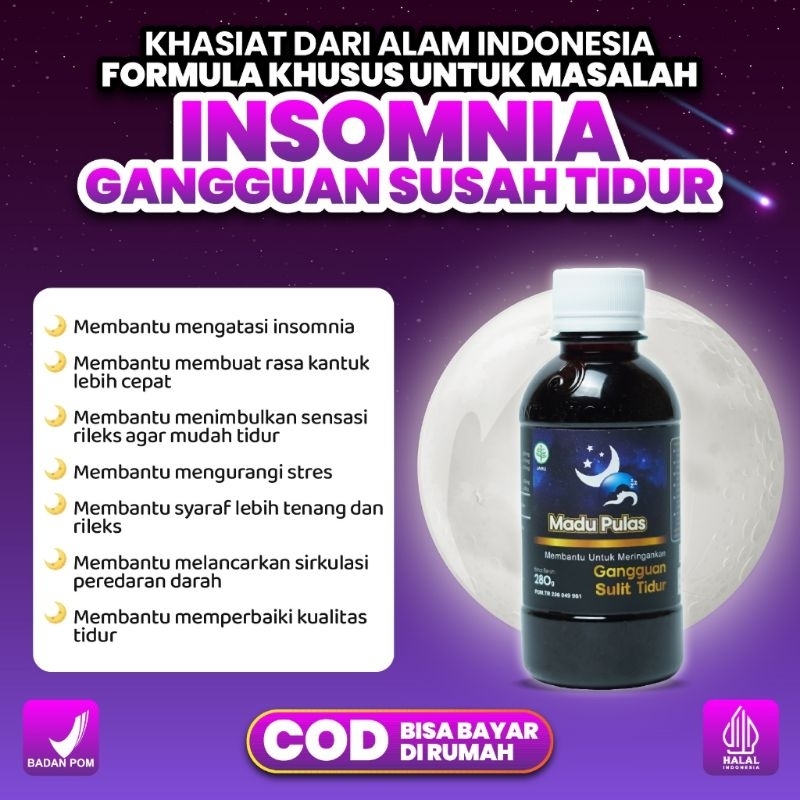 

Madu pulas 280 gr Untuk Insomnia Stress Overthingking Sulit tidur Agar lebih lelap dan Nyenyak