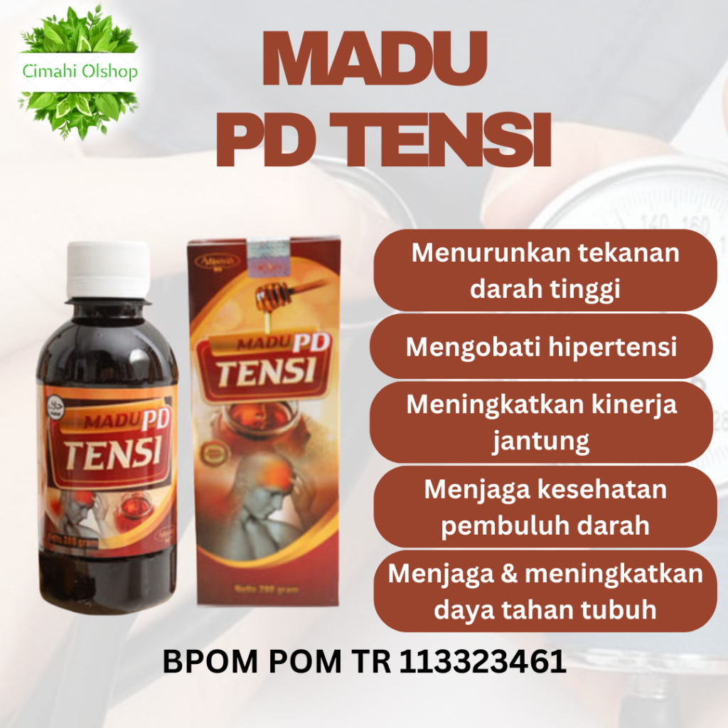

Madu PD Tensi Original Madu Berkhasiat Menormalkan Tensi Darah Dan menstabilkan Daya Tahan Tubuh