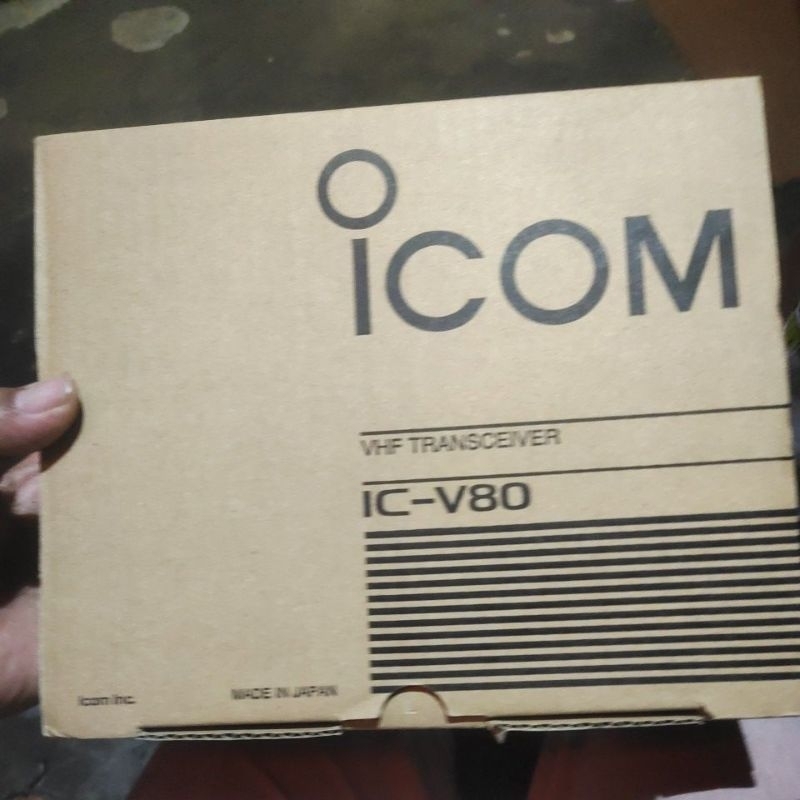 ICOM IC V80 ORIGINAL JAPAN HT ICOM IC-V80 RADIO KOMUNIKASI VHF TRANSCEIVER MADE IN JAPAN