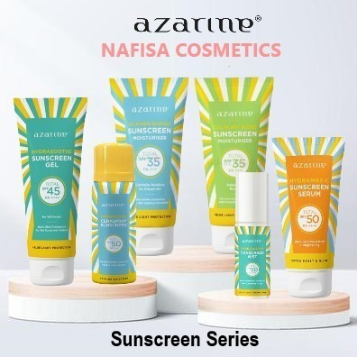 NAFISA COSMETIC - AZARINE Sunscreen Series Hydrasoothe Sunscreen Gel SPF45 50ML 30ML | HydraMax C Su