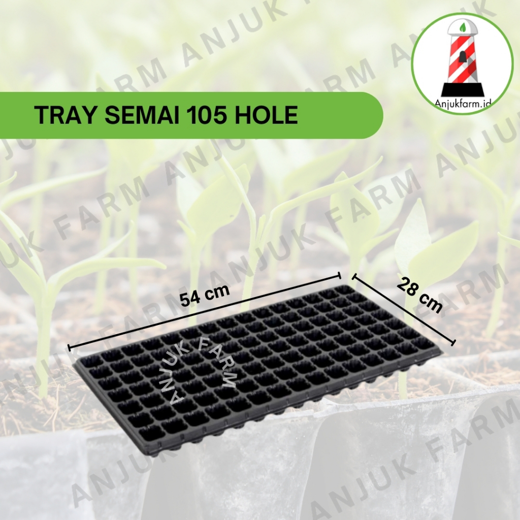 Tray Semai 105 Lubang 1MM Super Tebal