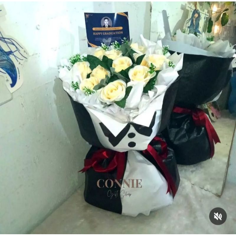 BUKET WISUDA UNTUK COWOK / BUKET SIDANG, SEMPRO, WISUDA UNTUK COWOK