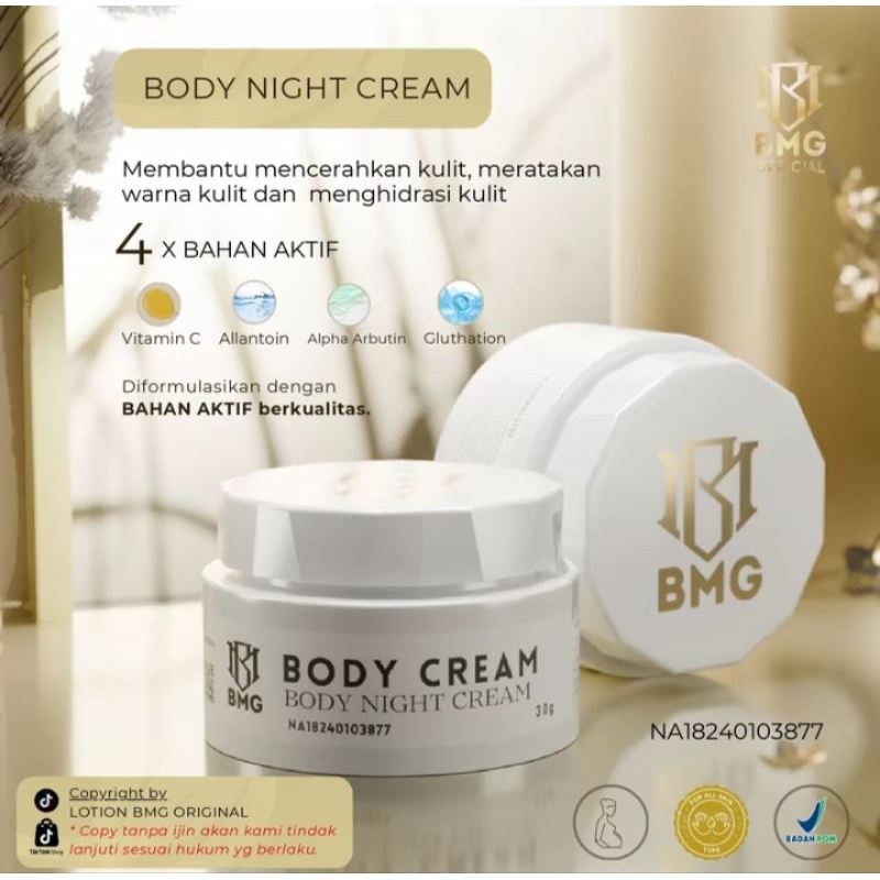 BODY CREAM ATAU BIPUT BMG ORIGINAL