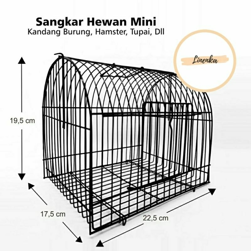 KANDANG UNTULAN MINI BESI KUAT SANGKAR UNTULAN BURUNG