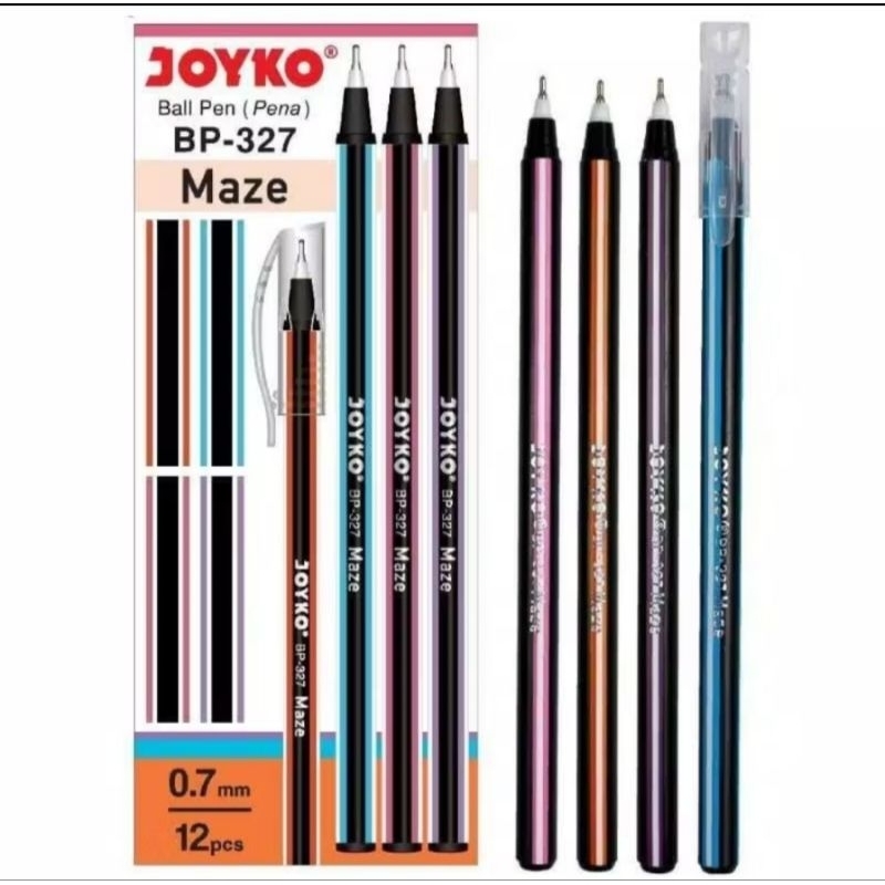 

PEN JOYKO BP-275 BP-273 BP-327 Maze 0.7mm/ bolpoin gel balpoint pulpen tinta alat tulis kantor ATK pontianak murah