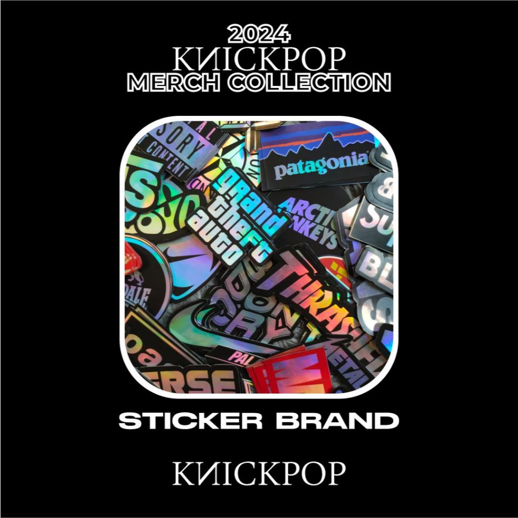 

CLEARANCE HOLOGRAM BRAND STICKER BY KNICKPOP