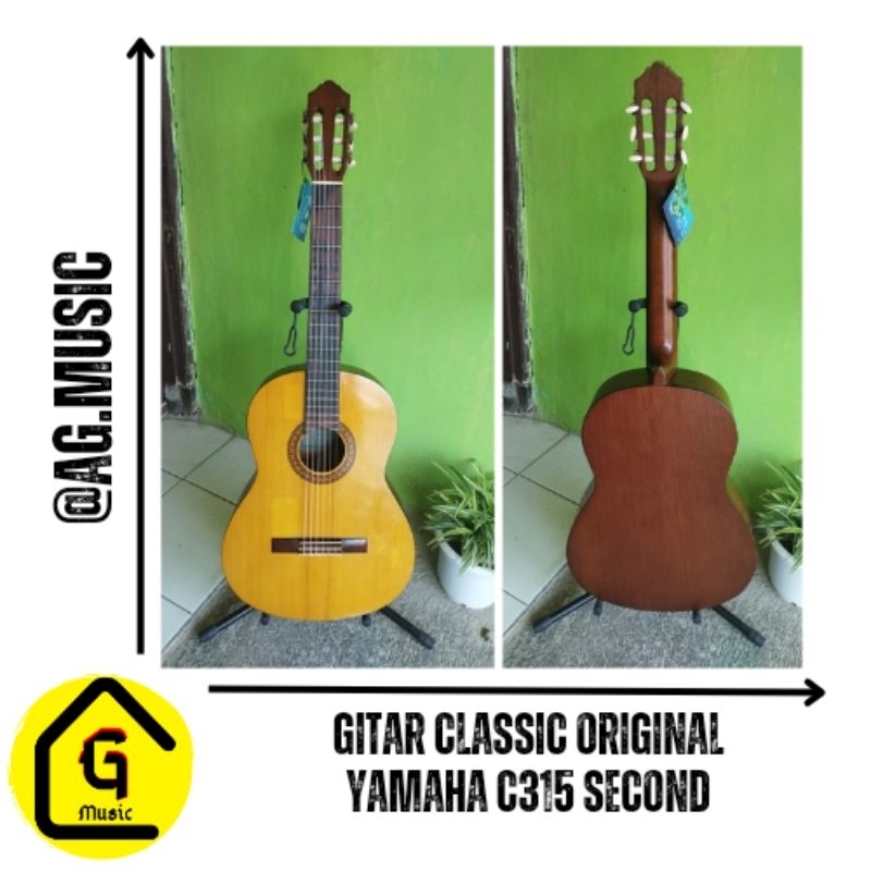 GITAR CLASSIC ORIGINAL YAMAHA C315 SECOND