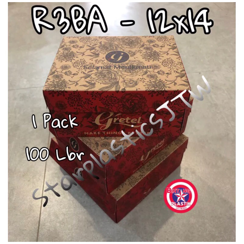 

TOP BRAND!! [ 1 Pak 100 Lbr ] Dus Kue 12 x 14 Keren Snack Box OLIN Kraft Batik / Gretel Brown Ecofriendly Uk R3BA - 12x14 Hansel Olin FoodGrade MAJALENGKA
