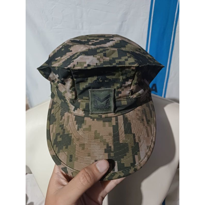 Okinawa Utility Working Cap Topi Army Loreng Digital Tiger Stripes Marines Korea (1)