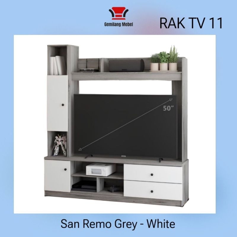 Rak TV 11 | Rak TV serbaguna | Bufet TV | Lemari partisi